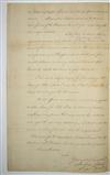 (AMERICAN REVOLUTION--NEW YORK.) Elliot, Andrew. Letter negotiating for a large-scale exchange of prisoners.